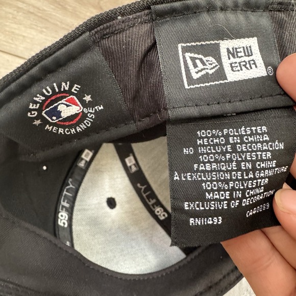 Men's New Era‎ Black New York Yankees Floral Morning 59FIFTY Hat 7 3/4 - Picture 6 of 6